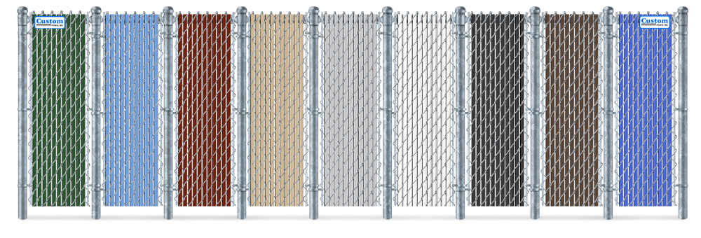 Chain Link Fence privacy slat options in Green Bay and Appleton