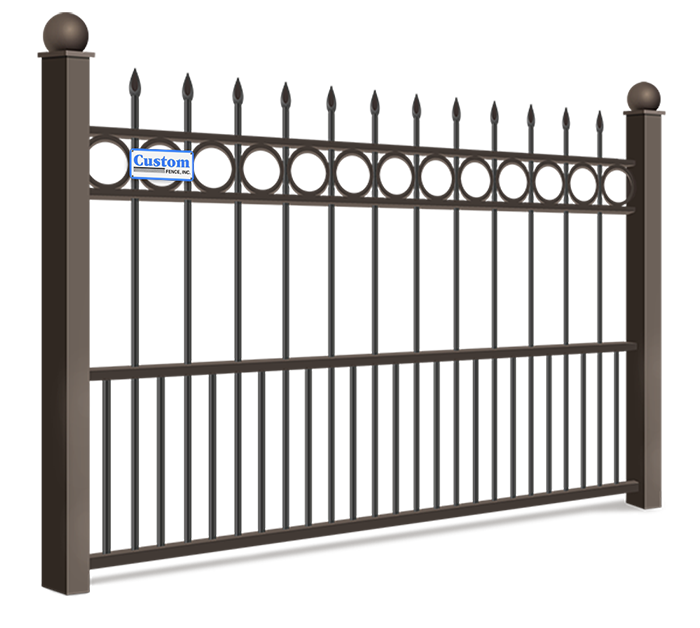 Ornamental Steel fence features popular with Green Bay and Appleton homeowners