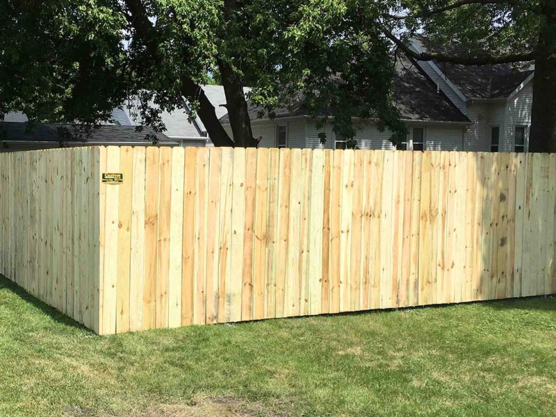 Wood Privacy Fencing in Green Bay Wisconsin