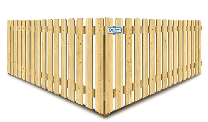Neenah WI board on board picket style wood fence